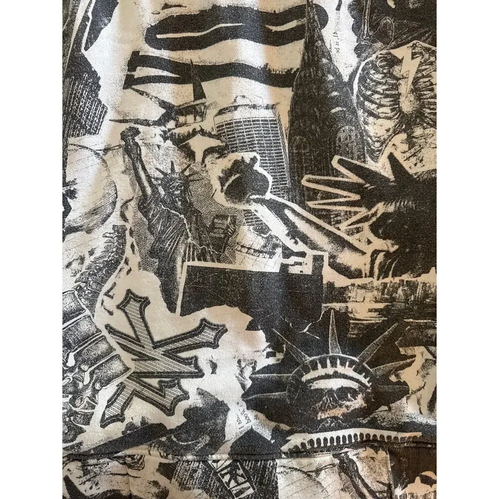 Skull NY graphics Zoo York hoodie M